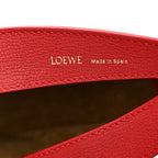 Satin Calfskin Jacquard Luna Bag Scarlet Red