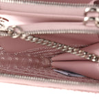 Satin Crystal Mini Triangle Crossbody Pouch Alabastro