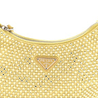 Satin Crystal Re-Edition 2005 Shoulder Bag Ananas