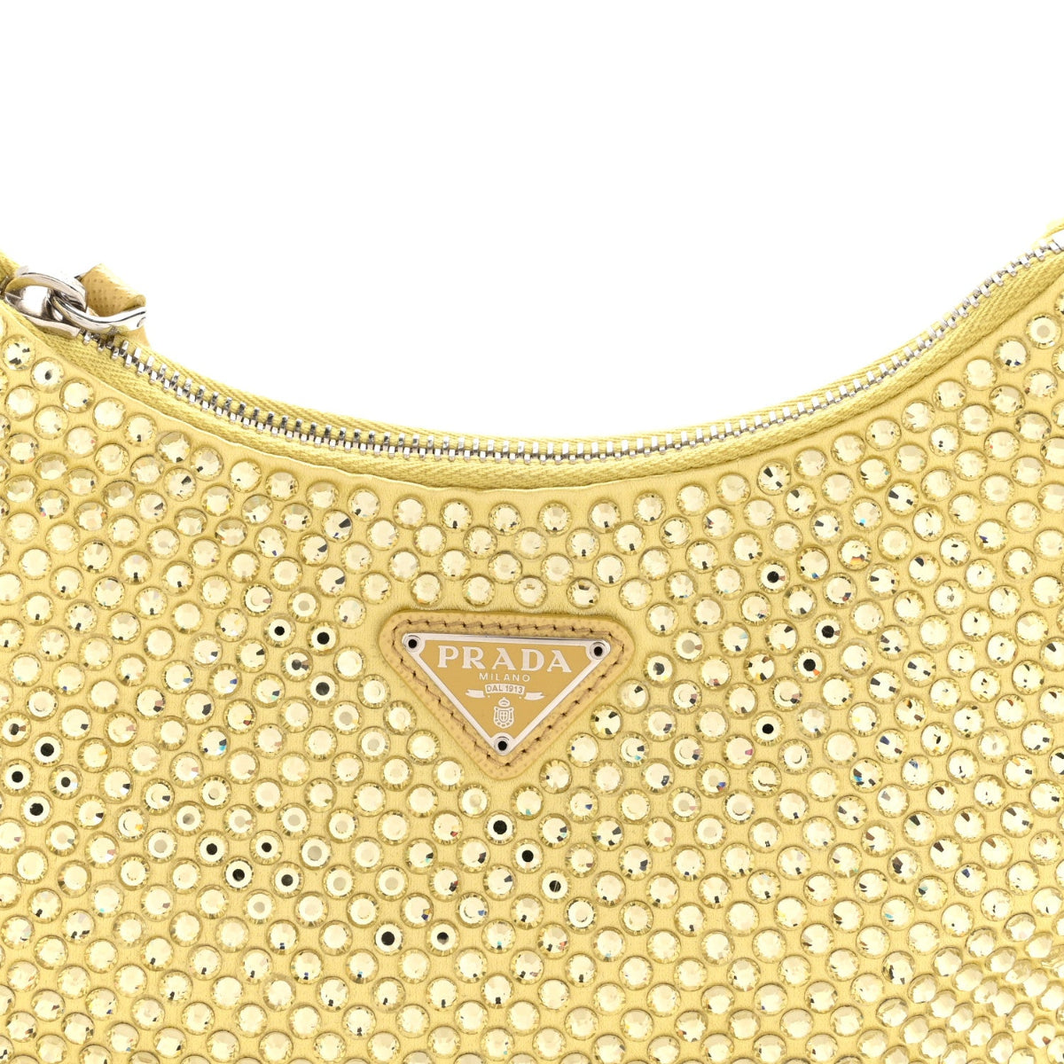 Satin Crystal Re-Edition 2005 Shoulder Bag Ananas