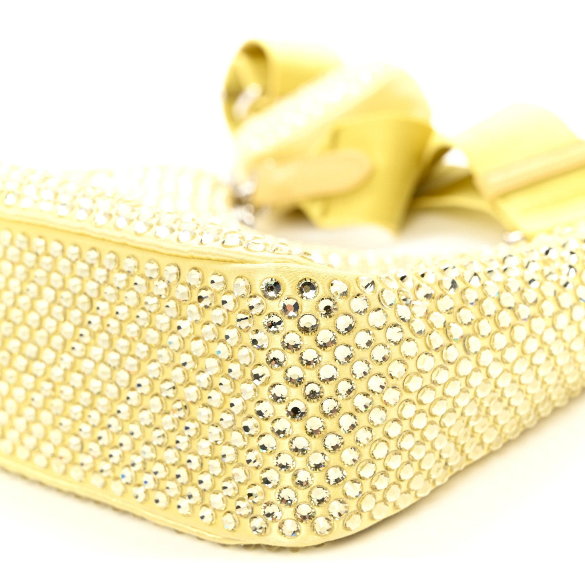 Satin Crystal Re-Edition 2005 Shoulder Bag Ananas