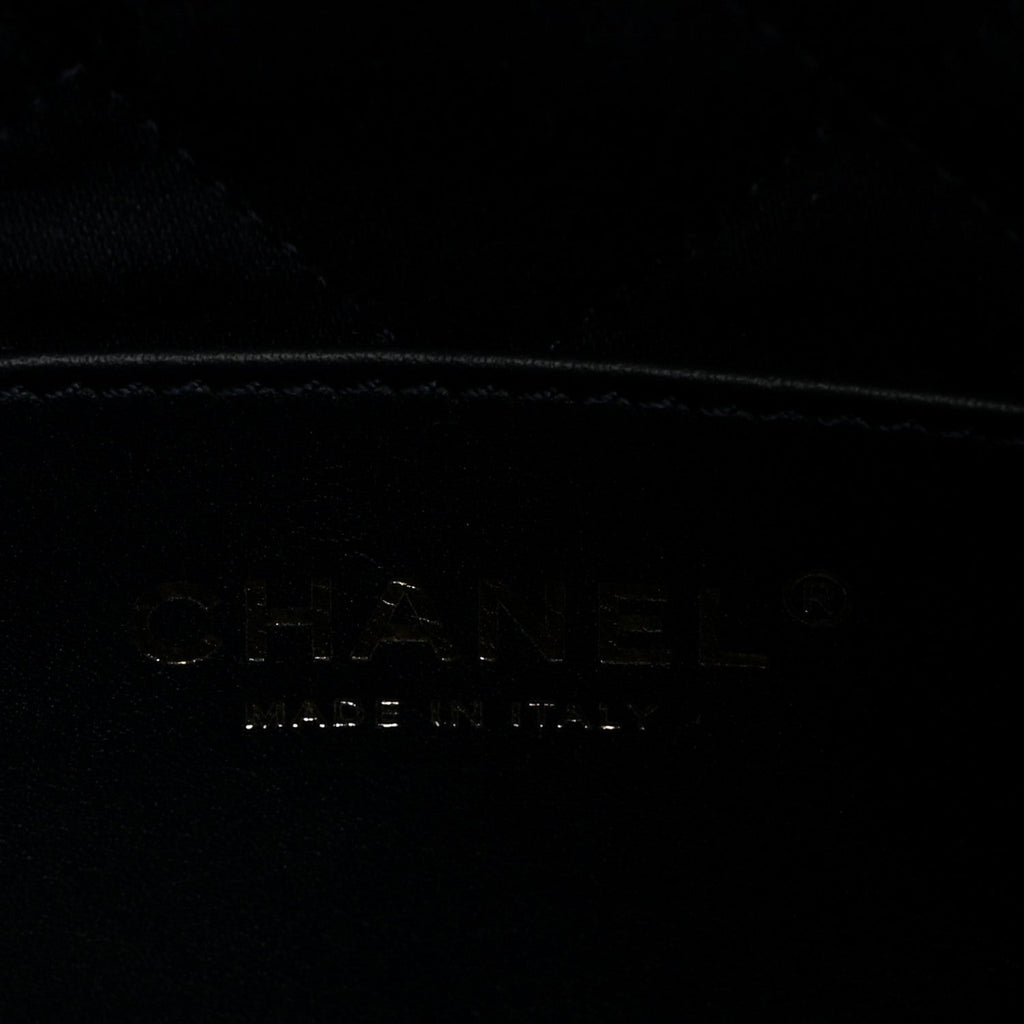 Shaded Calfskin Quilted Mini Chanel 22 Blue Dark Blue