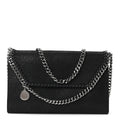 Shaggy Deer Mini Falabella Crossbody Bag Black