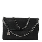 Shaggy Deer Mini Falabella Crossbody Bag Black