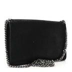Shaggy Deer Mini Falabella Crossbody Bag Black