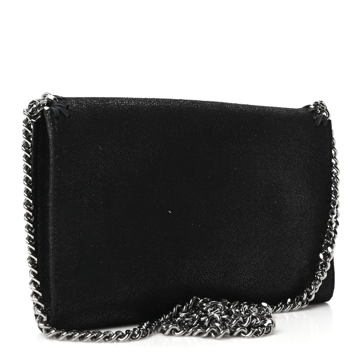 Shaggy Deer Mini Falabella Crossbody Bag Black