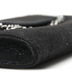 Shaggy Deer Mini Falabella Crossbody Bag Black