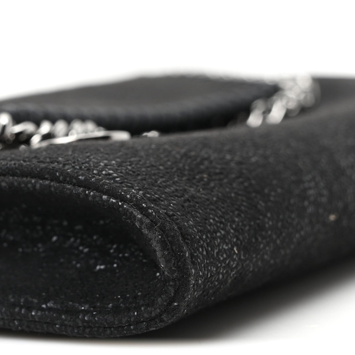 Shaggy Deer Mini Falabella Crossbody Bag Black