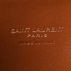 Shearling Le 37 Mini Bucket Bag Cream