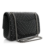 Sheepskin Chevron Quilted Studded 2.55 Reissue 226 Flap Black