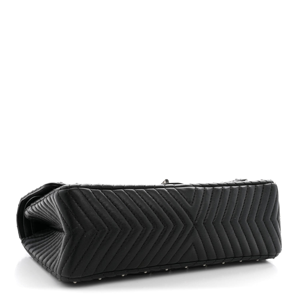 Sheepskin Chevron Quilted Studded 2.55 Reissue 226 Flap Black