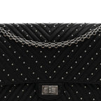 Sheepskin Chevron Quilted Studded 2.55 Reissue 226 Flap Black