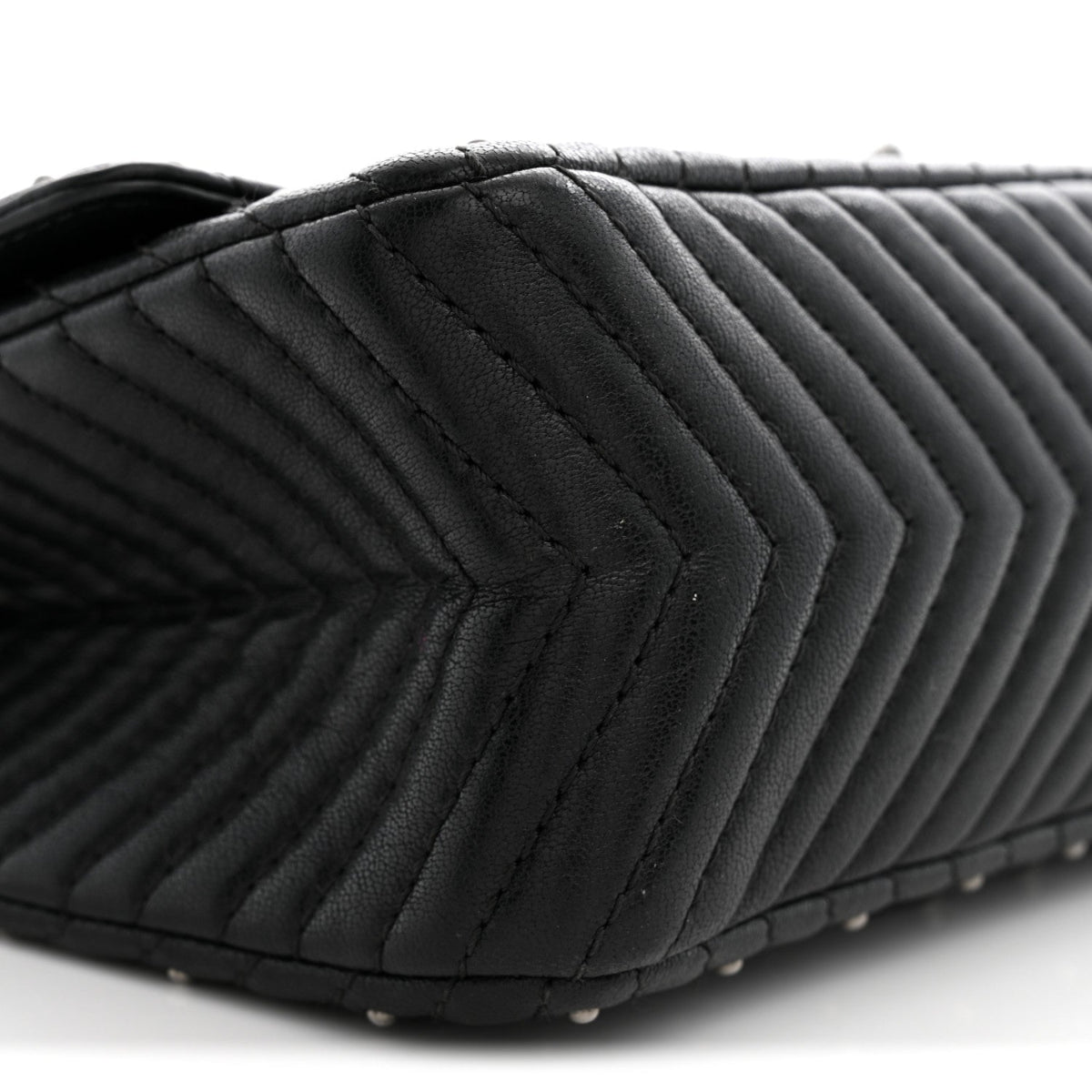 Sheepskin Chevron Quilted Studded 2.55 Reissue 226 Flap Black