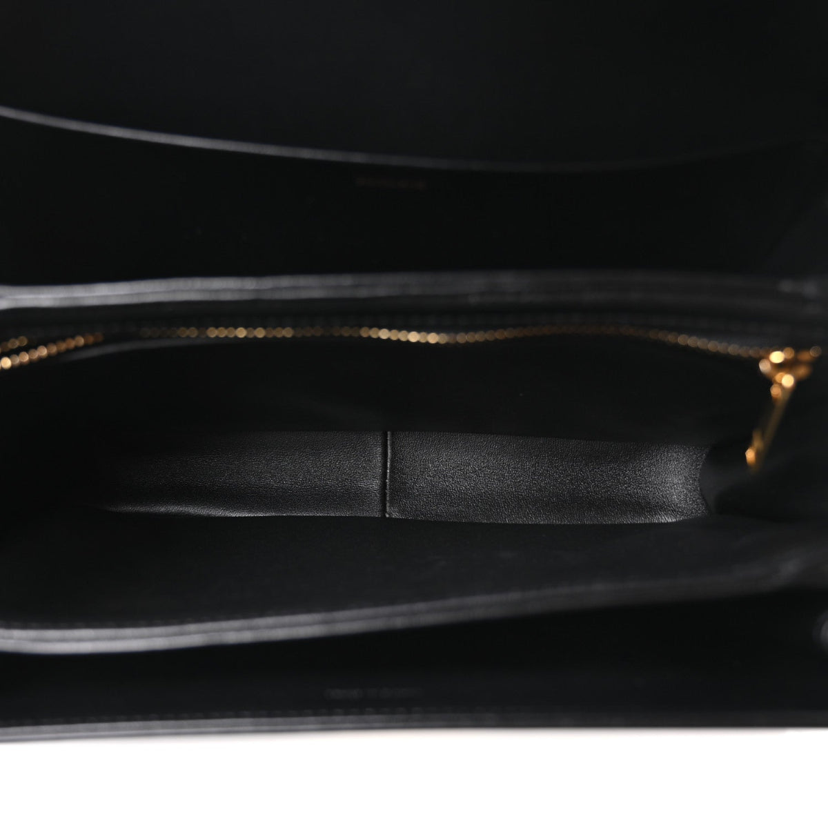 Shiny Calfskin Medium Triomphe Black