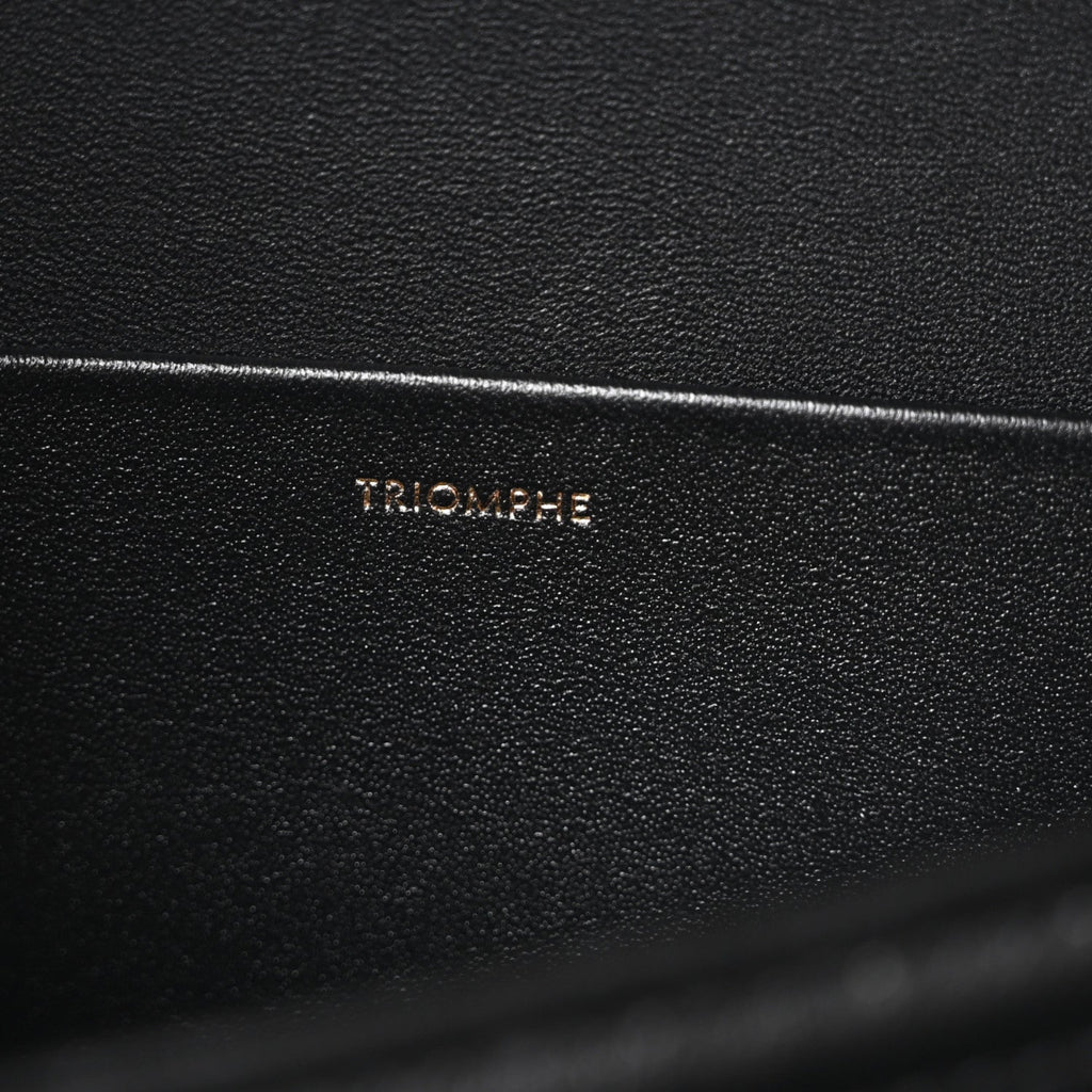 Shiny Calfskin Medium Triomphe Black