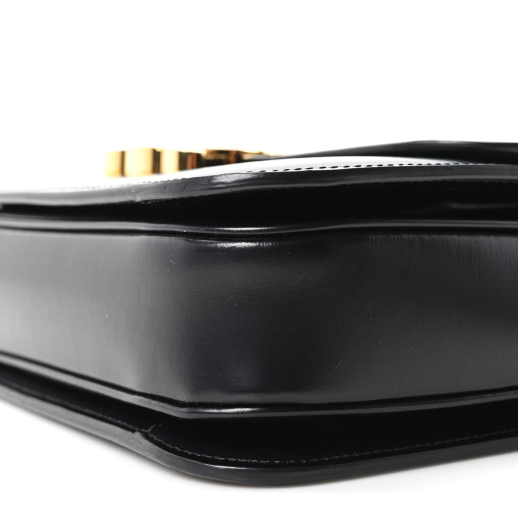Shiny Calfskin Medium Triomphe Black