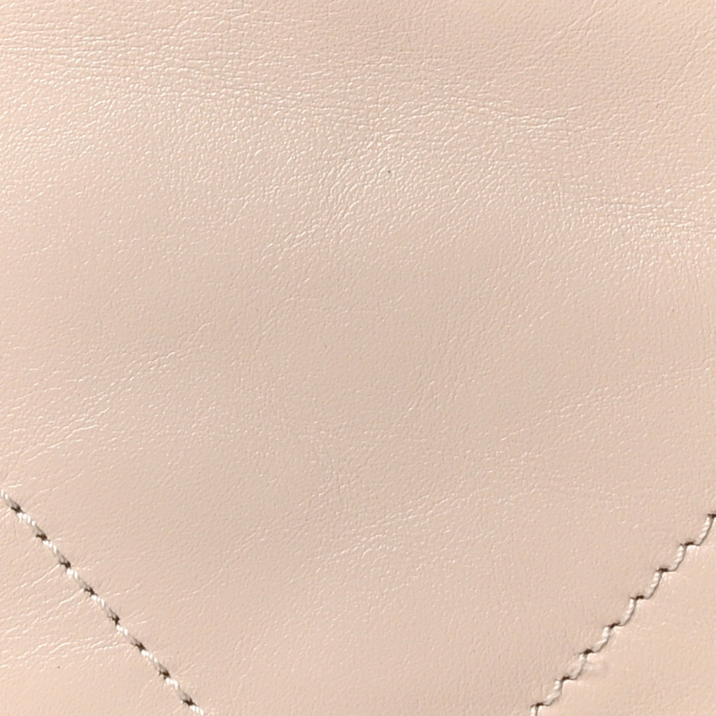 Shiny Calfskin Quilted Chanel 22 Backpack Beige