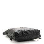 Shiny Calfskin Quilted Chanel 22 Backpack So Black