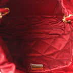 Shiny Calfskin Quilted Mini Chanel 22 Red