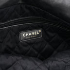 Shiny Caviar Quilted Monochrome Small Chanel 22 Black