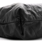 Shiny Caviar Quilted Monochrome Small Chanel 22 Black