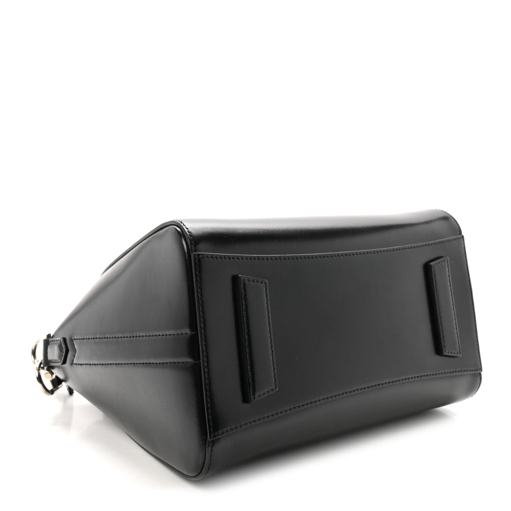 Shiny Lord Calfskin Small Antigona Black