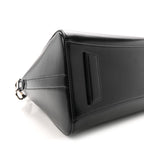 Shiny Lord Calfskin Small Antigona Black