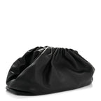 Smooth Butter Calf The Pouch Oversized Clutch Black