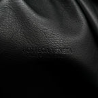 Smooth Butter Calf The Pouch Oversized Clutch Black