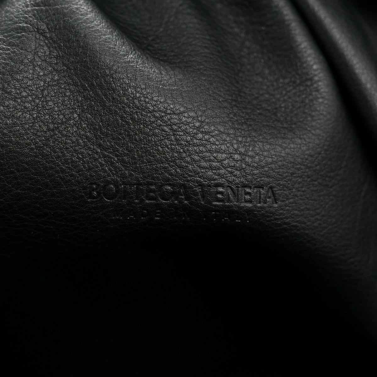 Smooth Butter Calf The Pouch Oversized Clutch Black
