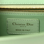Smooth Calfskin 30 Montaigne Flap Bag Mint Green