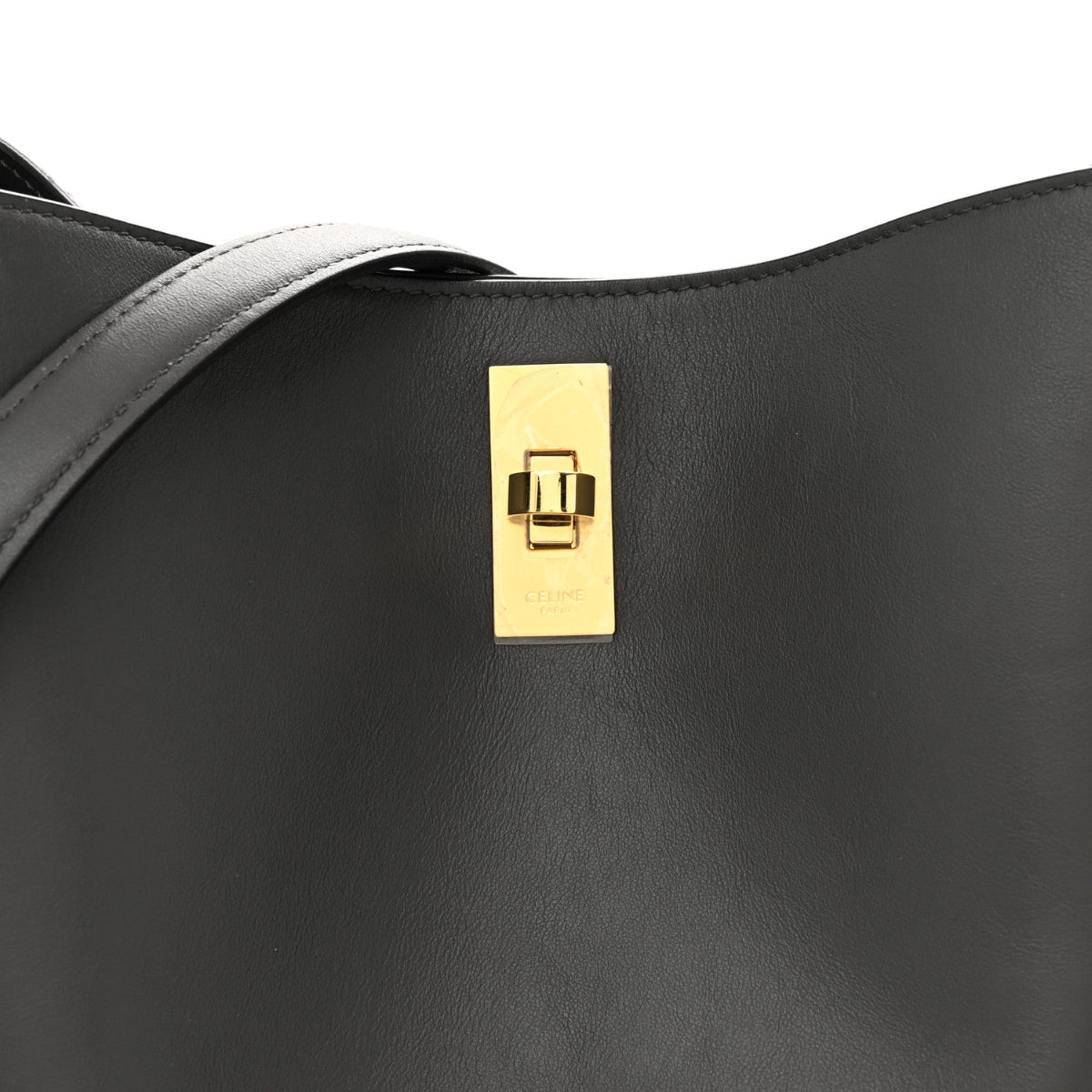 Smooth Calfskin Bucket 16 Bag Anthracite