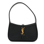 Smooth Calfskin Le 5 A 7 Mini Hobo Black