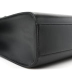 Smooth Calfskin Manhattan Shoulder Bag Black