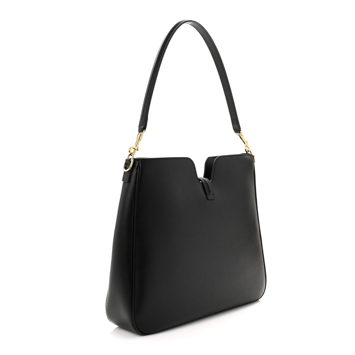 Smooth Calfskin Medium Camille 16 Soft Bag Black