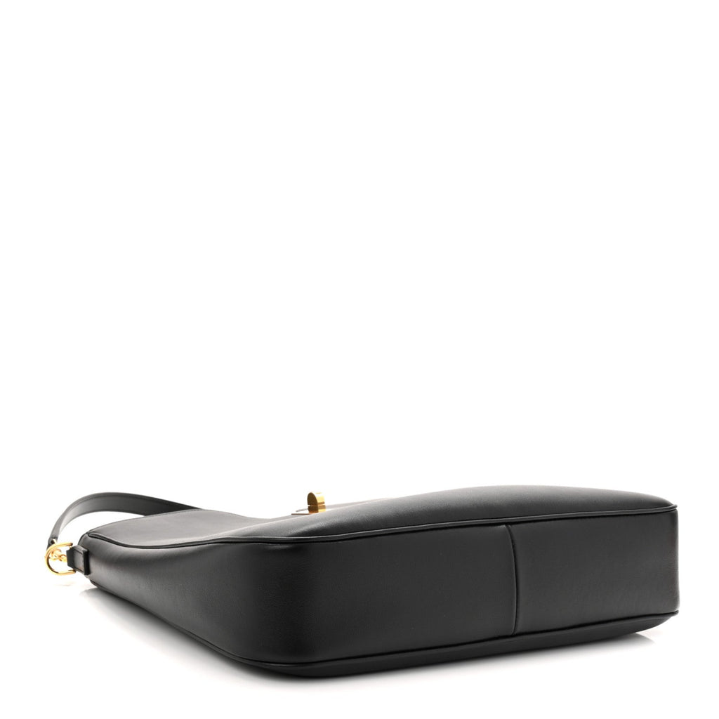 Smooth Calfskin Medium Camille 16 Soft Bag Black