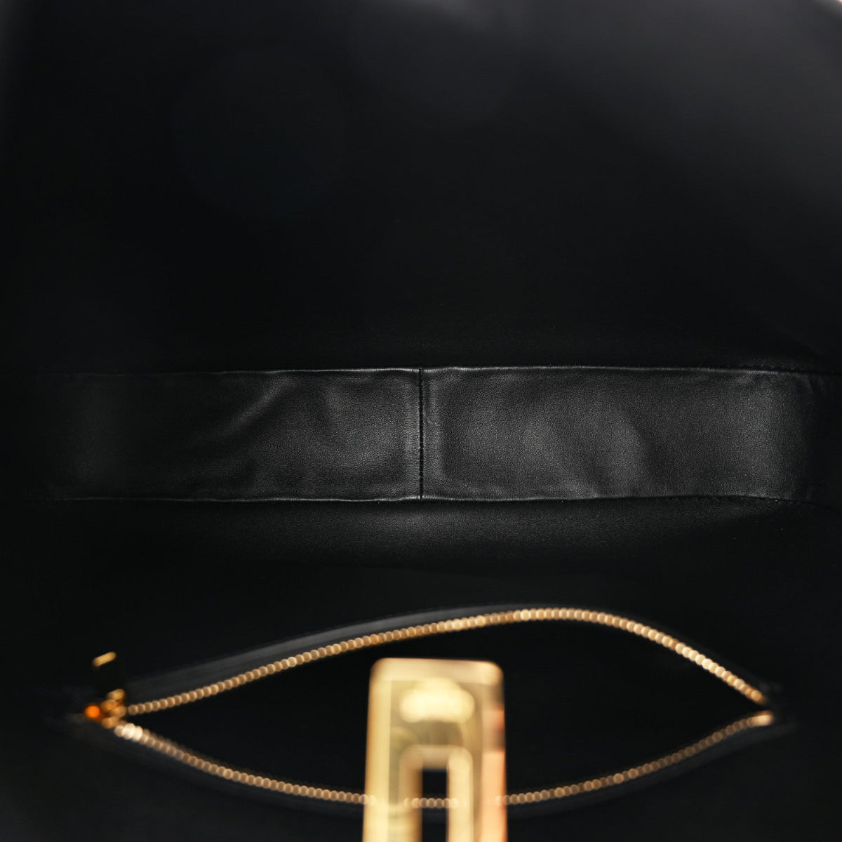 Smooth Calfskin Medium Camille 16 Soft Bag Black