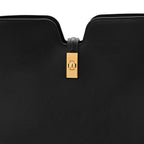Smooth Calfskin Medium Camille 16 Soft Bag Black