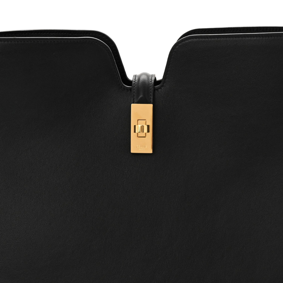 Smooth Calfskin Medium Camille 16 Soft Bag Black