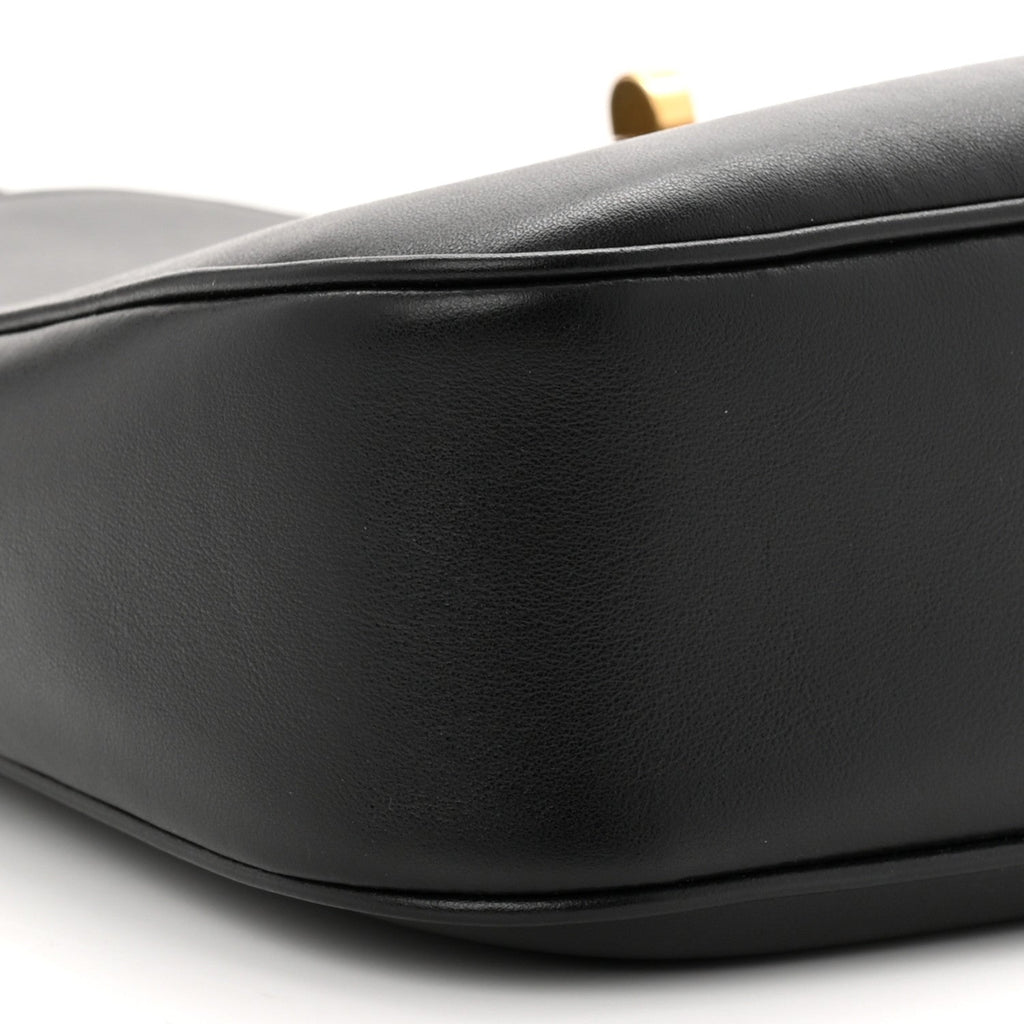 Smooth Calfskin Medium Camille 16 Soft Bag Black