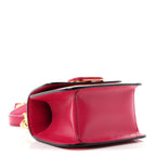 Smooth Calfskin Micro VSling Shoulder Bag Fuchsia