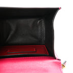 Smooth Calfskin Micro VSling Shoulder Bag Fuchsia