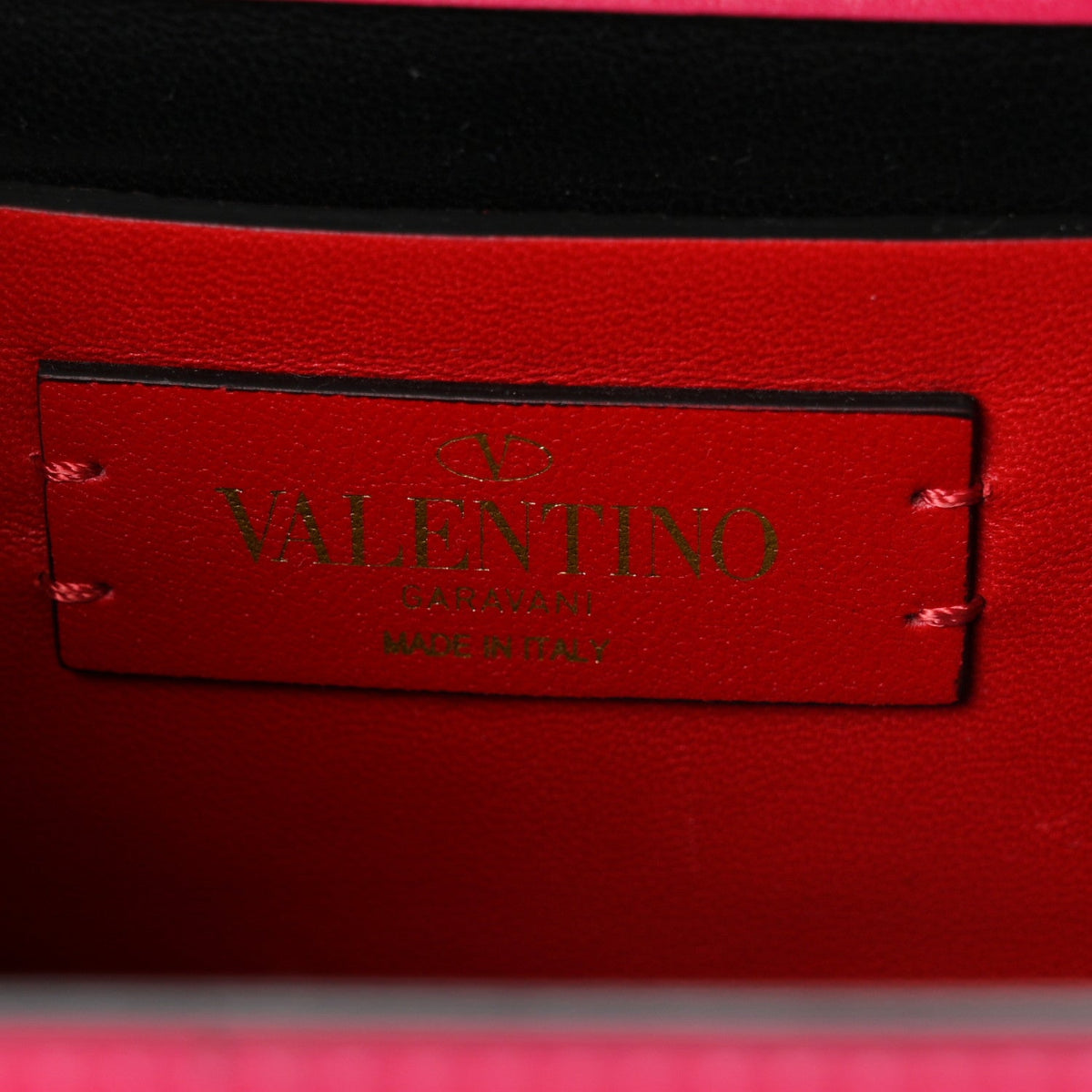 Smooth Calfskin Micro VSling Shoulder Bag Fuchsia