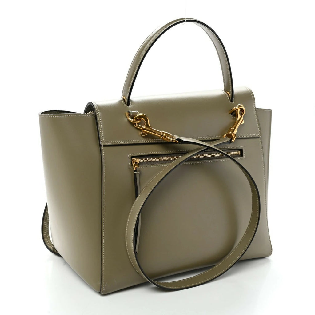 Smooth Calfskin Mini Belt Bag Light Khaki Cream