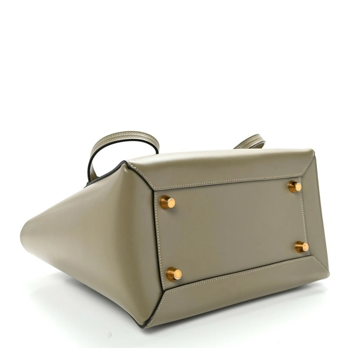 Smooth Calfskin Mini Belt Bag Light Khaki Cream
