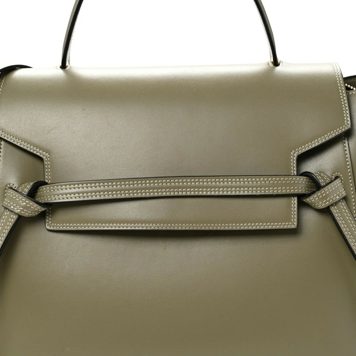 Smooth Calfskin Mini Belt Bag Light Khaki Cream