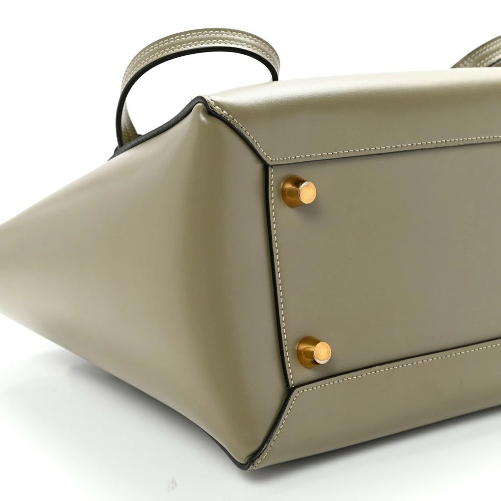 Smooth Calfskin Mini Belt Bag Light Khaki Cream