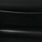 Smooth Calfskin Small Devotion Envelope Top Handle Bag Black