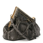 Snakeskin Small Fendi First Dark Grey