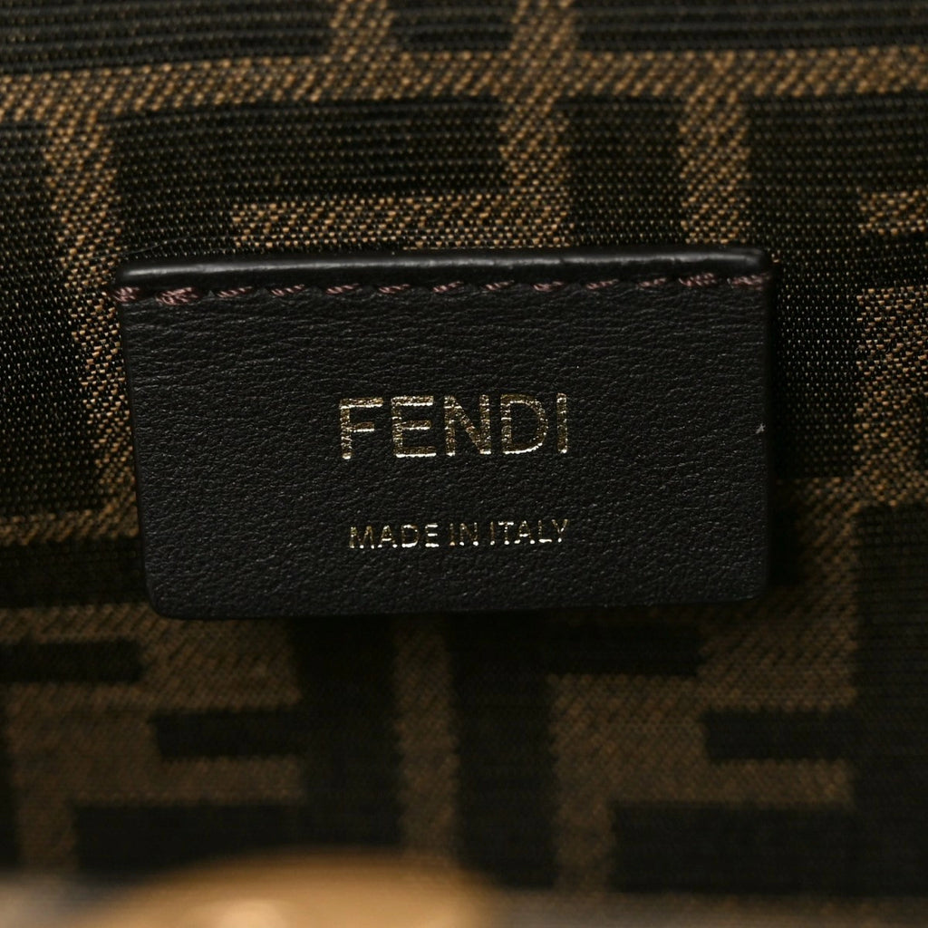 Snakeskin Small Fendi First Dark Grey